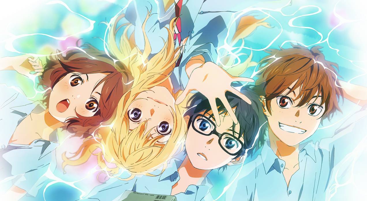 Sessão personagens Shigatsu wa Kimi no Uso