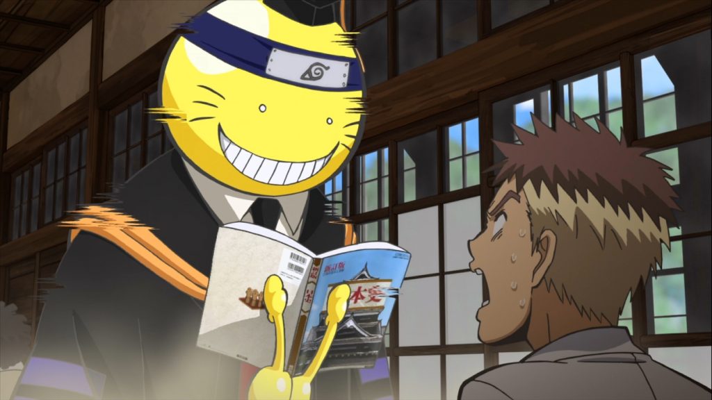 Koro-sensei pegou pesado com a professora(Ansatsu Kyoushitsu dublado) 